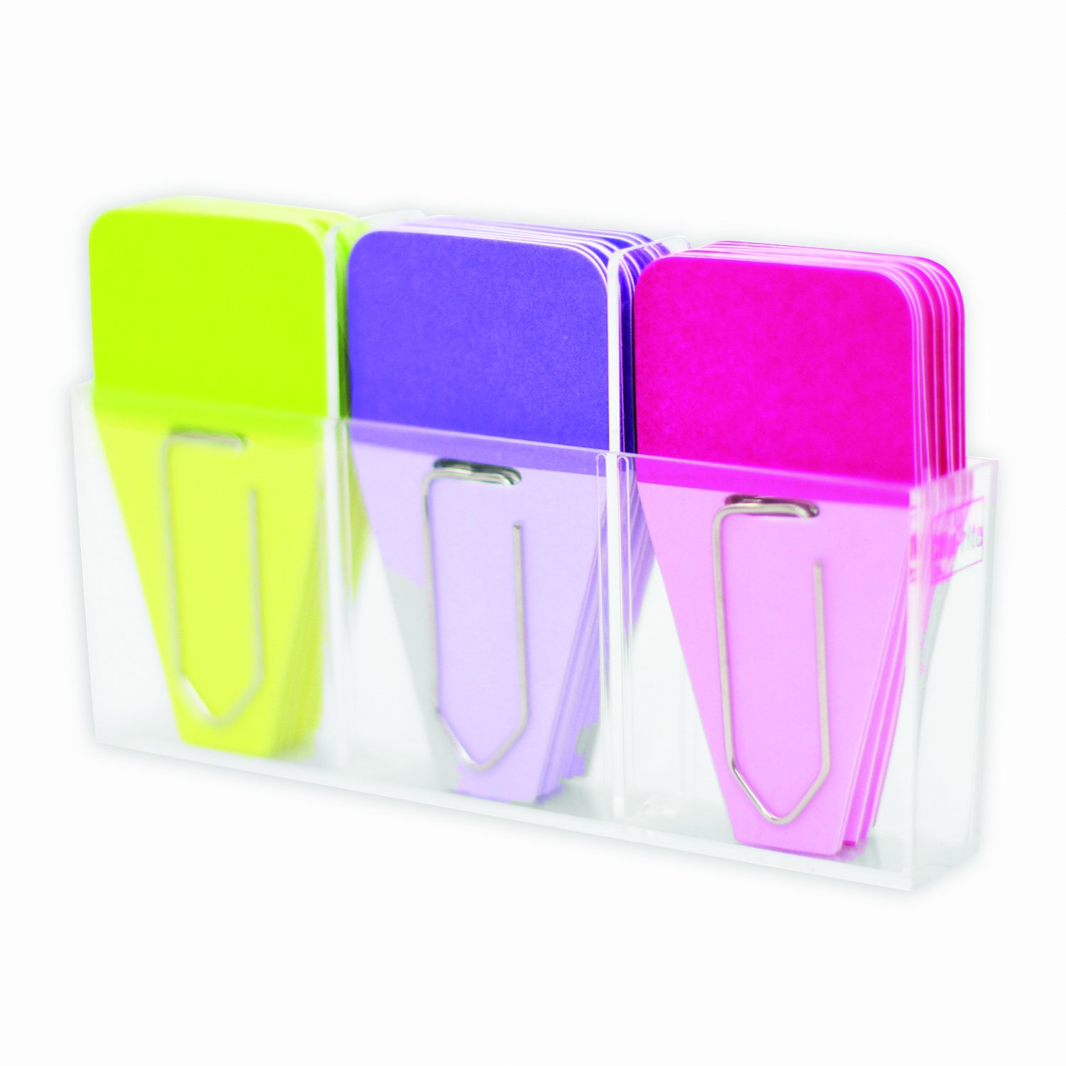 Amazon.co.jp: Solid Clip Tabs 24Pk Lime Purple : 文房具